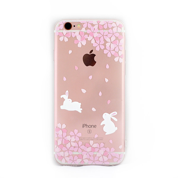 iphone cover vrolijke konijnen