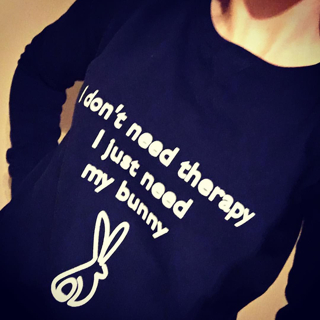 I don't need therapy. I just need my bunny.