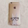 iphone cover konijn bril