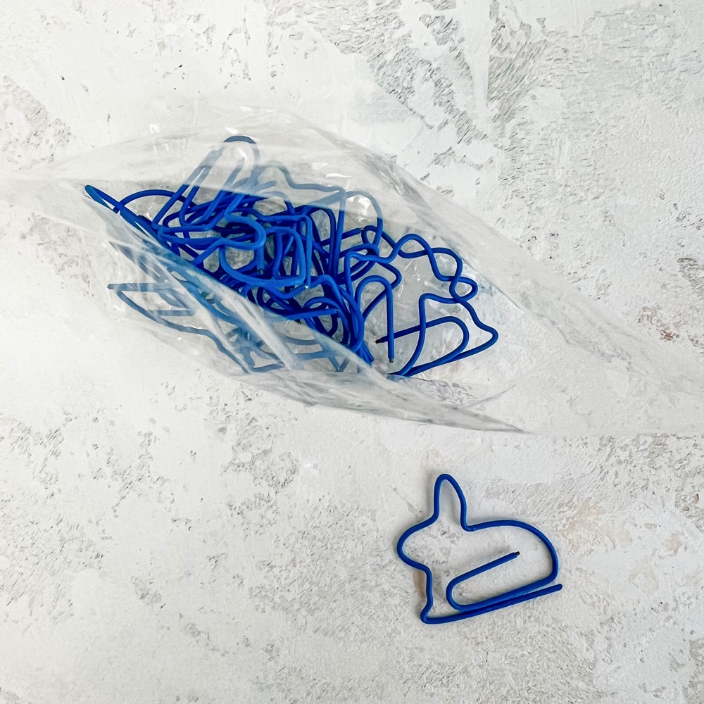 paperclips blauw